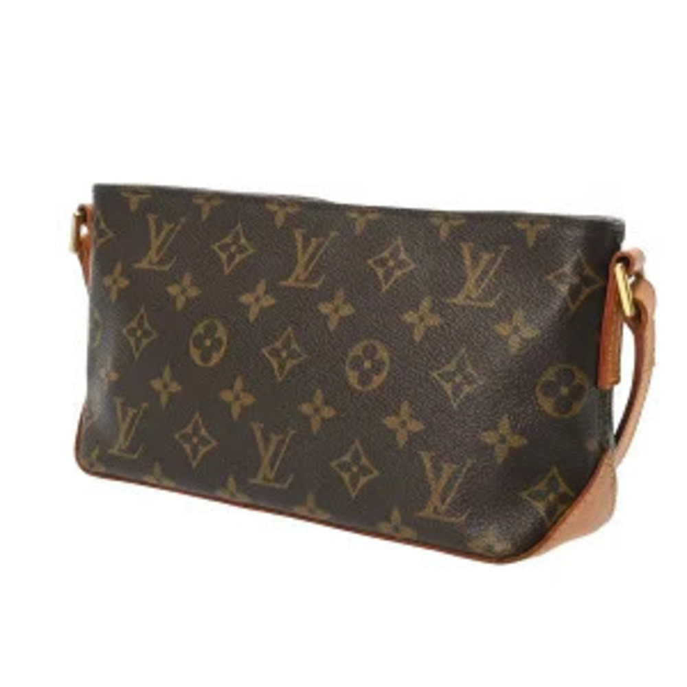 Louis Vuitton Bag Shoulder Monogram Canvas Trotteur Brown